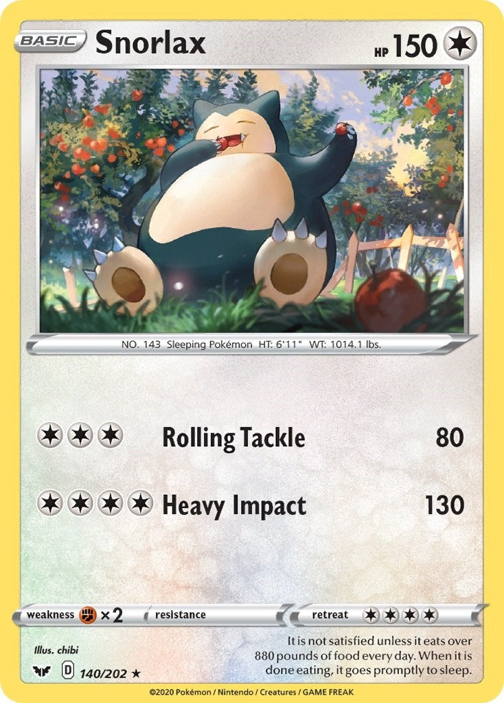 Snorlax (140/202) (SWSH01)