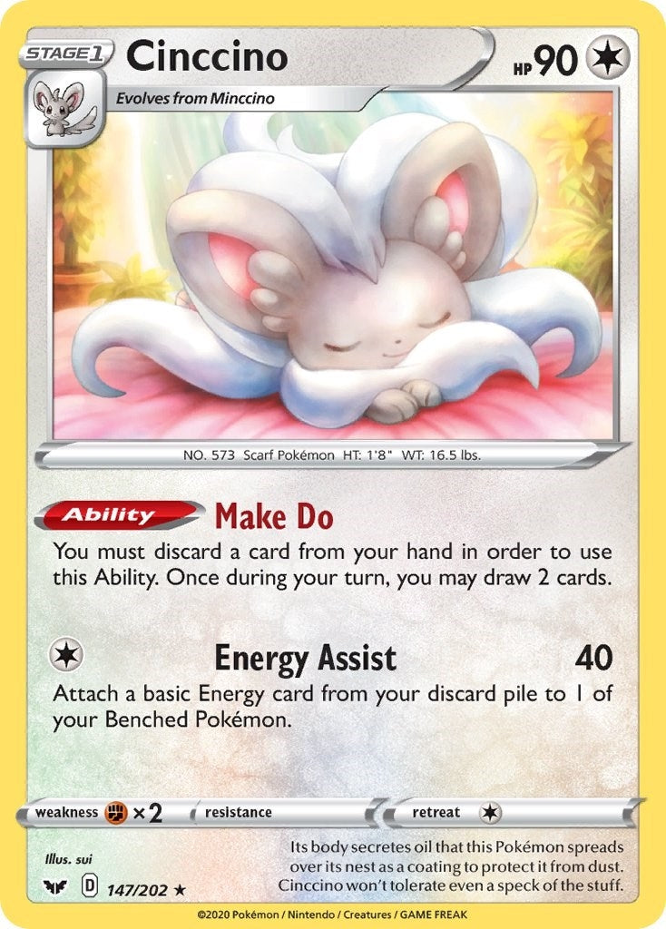 Cinccino (147/202) (SWSH01)