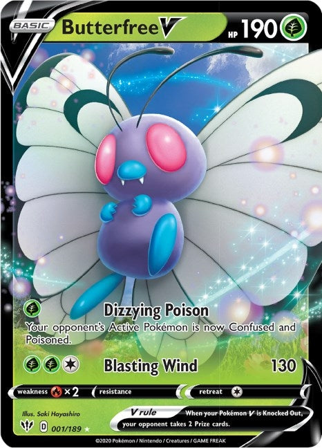 Butterfree V (001/189) (SWSH03)