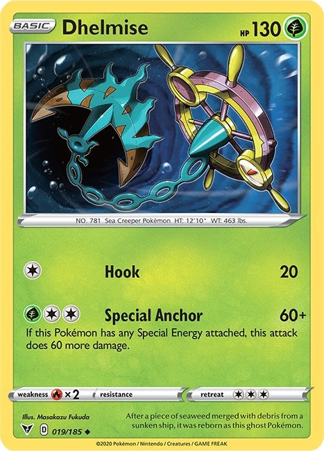 Dhelmise (019/185) (SWSH04)