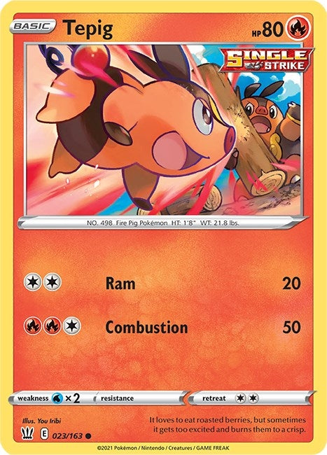 Tepig (023/163) (SWSH05)