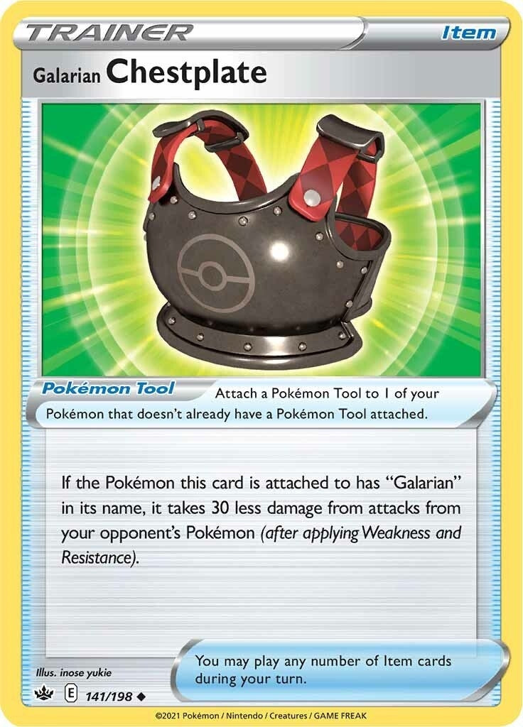 Galarian Chestplate (141/198) (SWSH06)