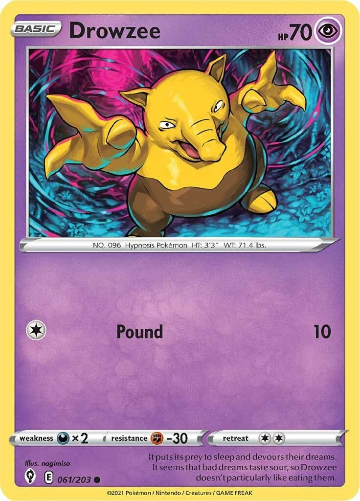 Drowzee (061/203) (SWSH07)