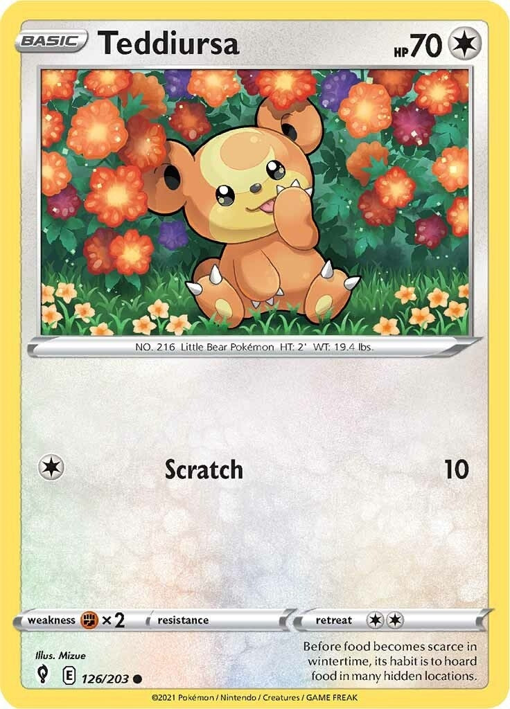 Teddiursa (126/203) (SWSH07)