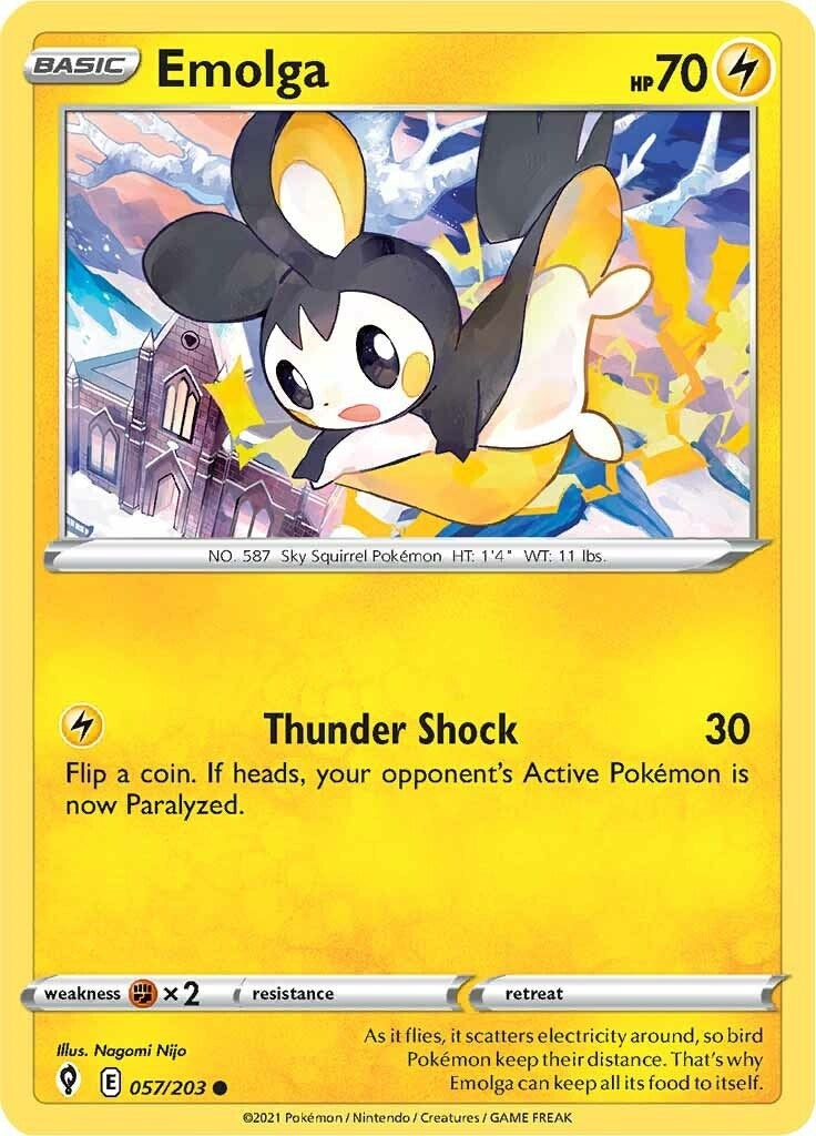 Emolga (057/203) (SWSH07)