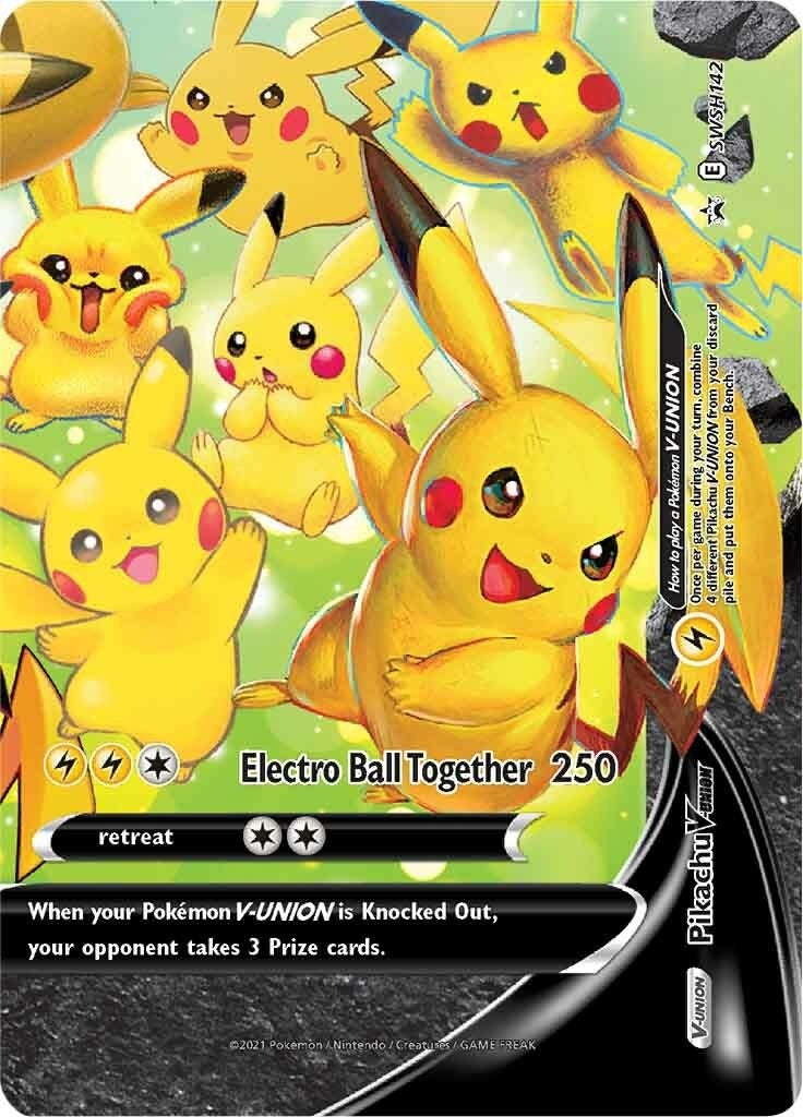 Pikachu V-Union - SWSH142 (SWSH142) (SWSD)