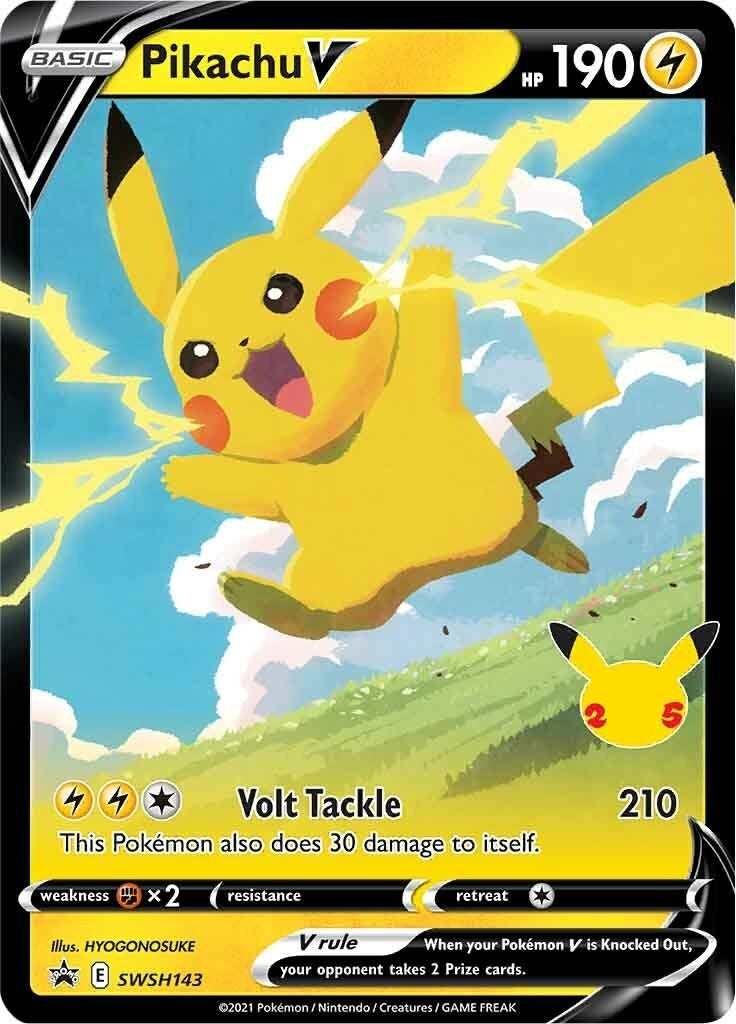 Pikachu V - SWSH143 (SWSH143) (SWSD)