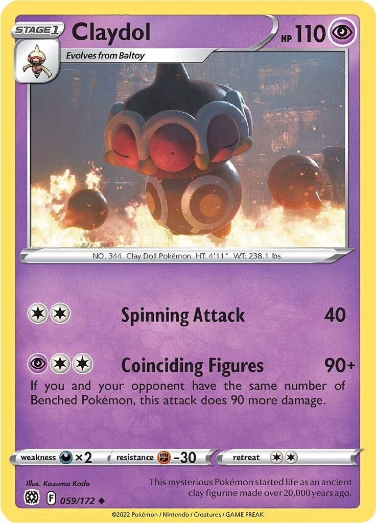 Claydol (059/172) (SWSH09)