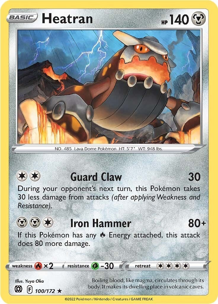 Heatran (100/172) (SWSH09)