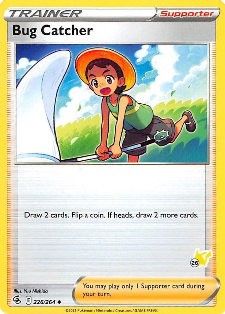 Bug Catcher - 226/264 (#26 Pikachu Stamped) (226/264) (BA22)
