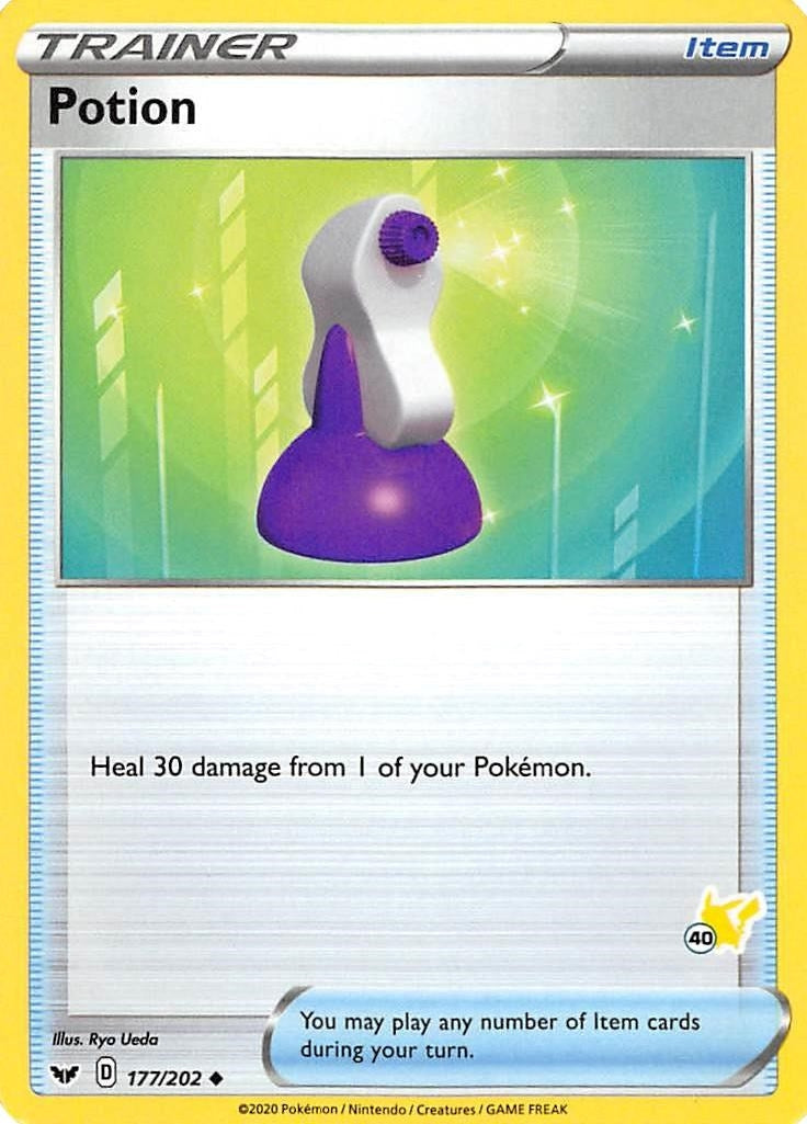 Potion - 177/202 (#40 Pikachu Stamped) (177/202) (BA22)