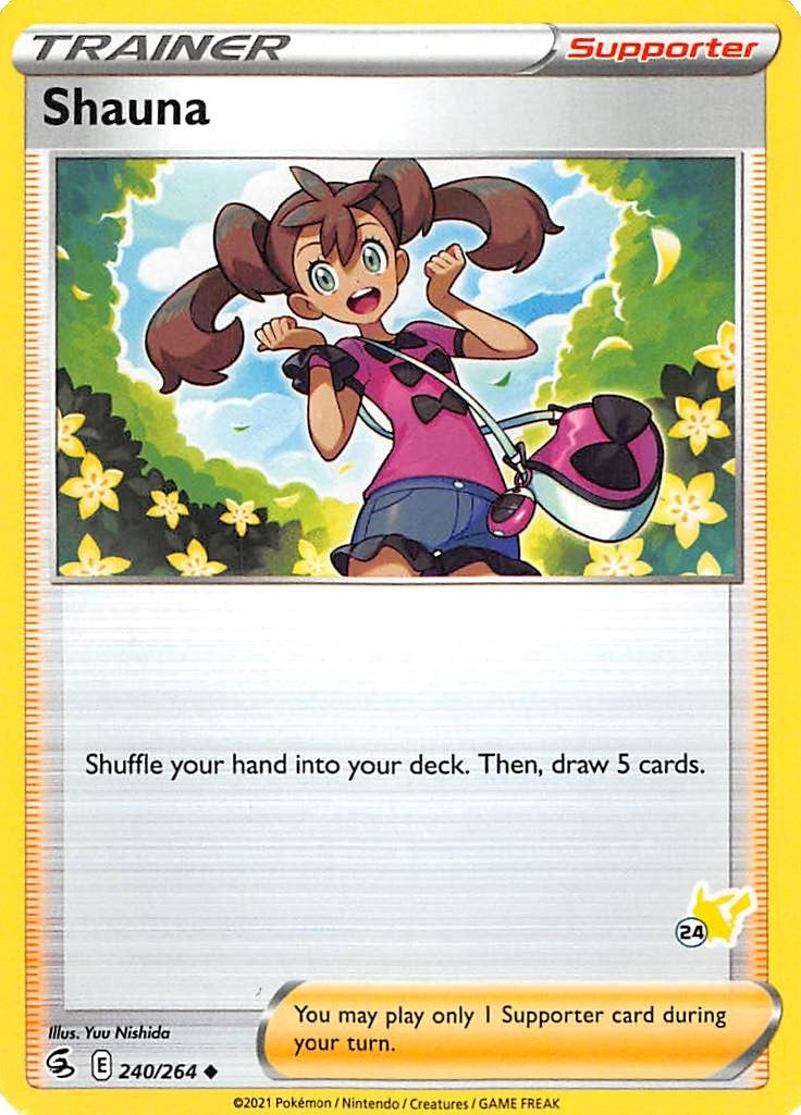Shauna - 240/264 (#24 Pikachu Stamped) (240/264) (BA22)