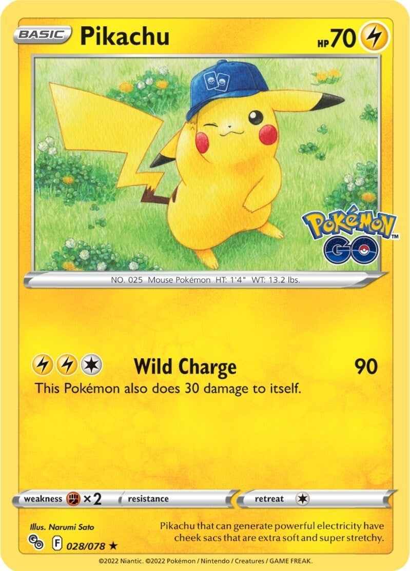 Pikachu (28) (028/078) (PGO)