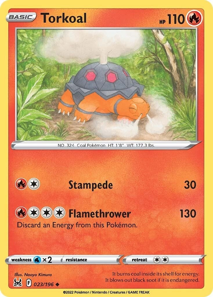 Torkoal (023/196) (SWSH11)