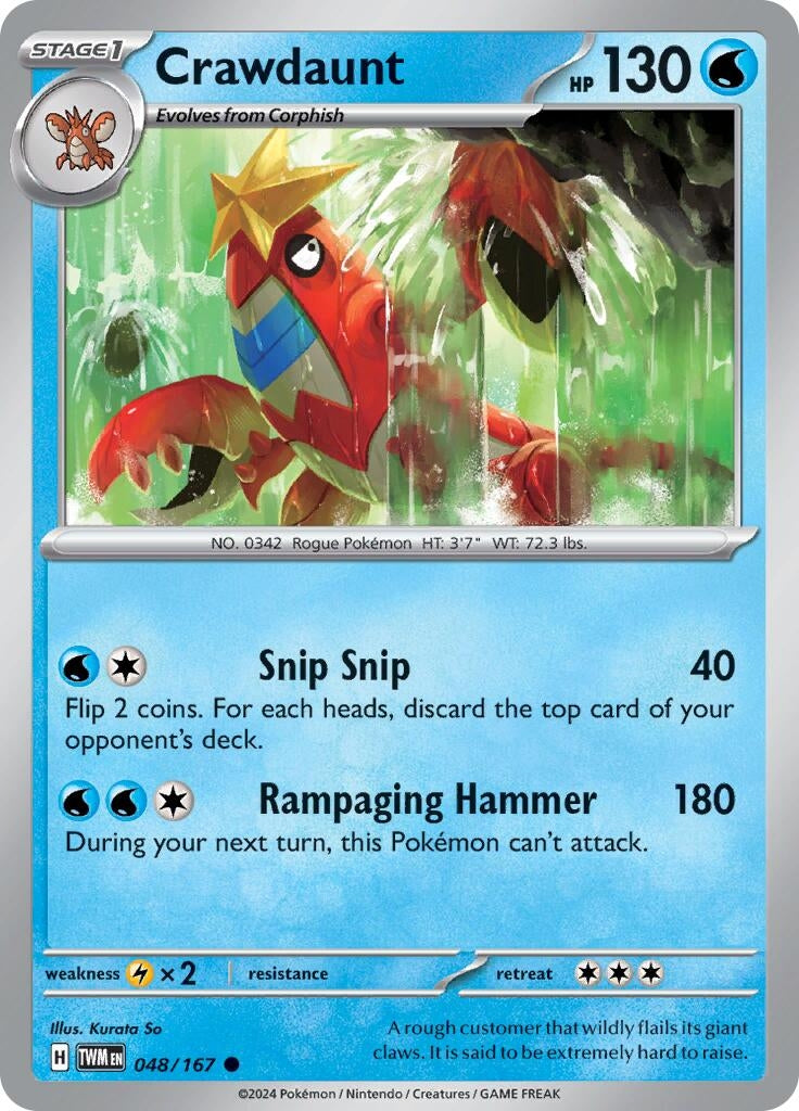 Crawdaunt (048/167) (TWM)