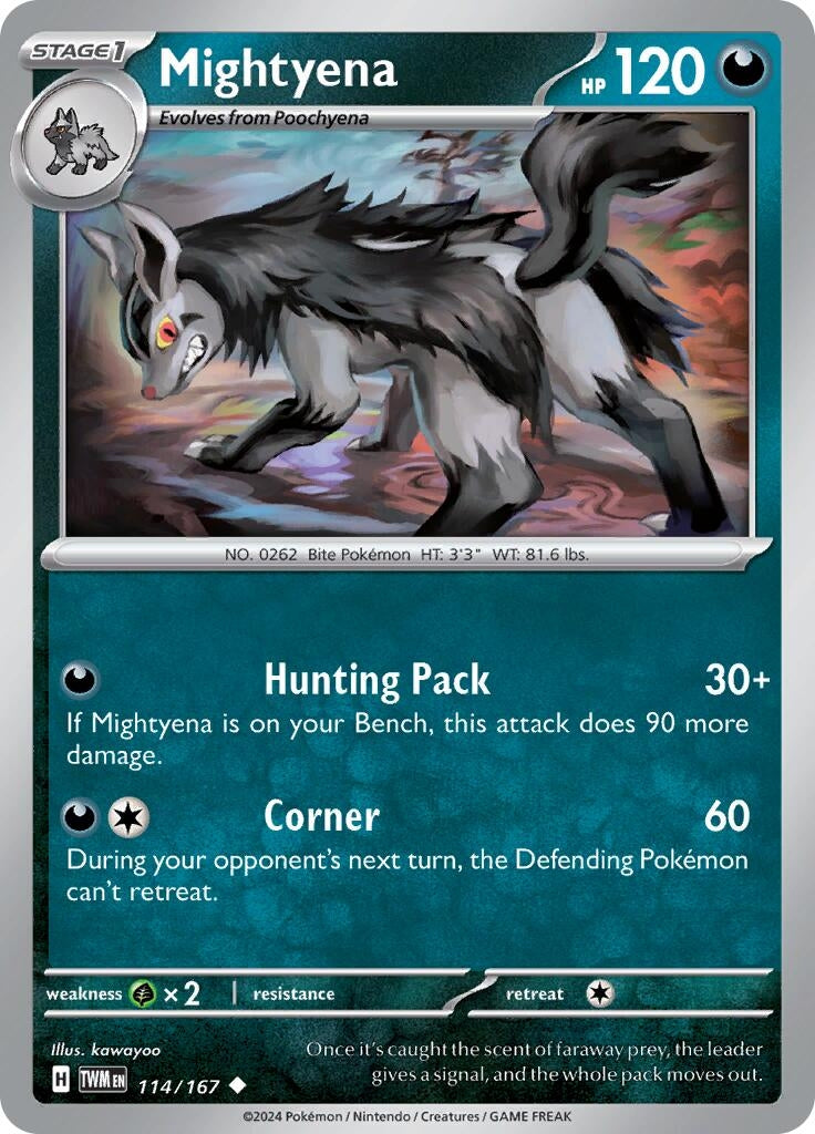 Mightyena (114/167) (TWM)