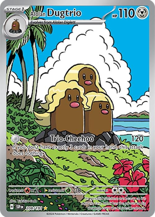 Alolan Dugtrio (208/191) (SSP)