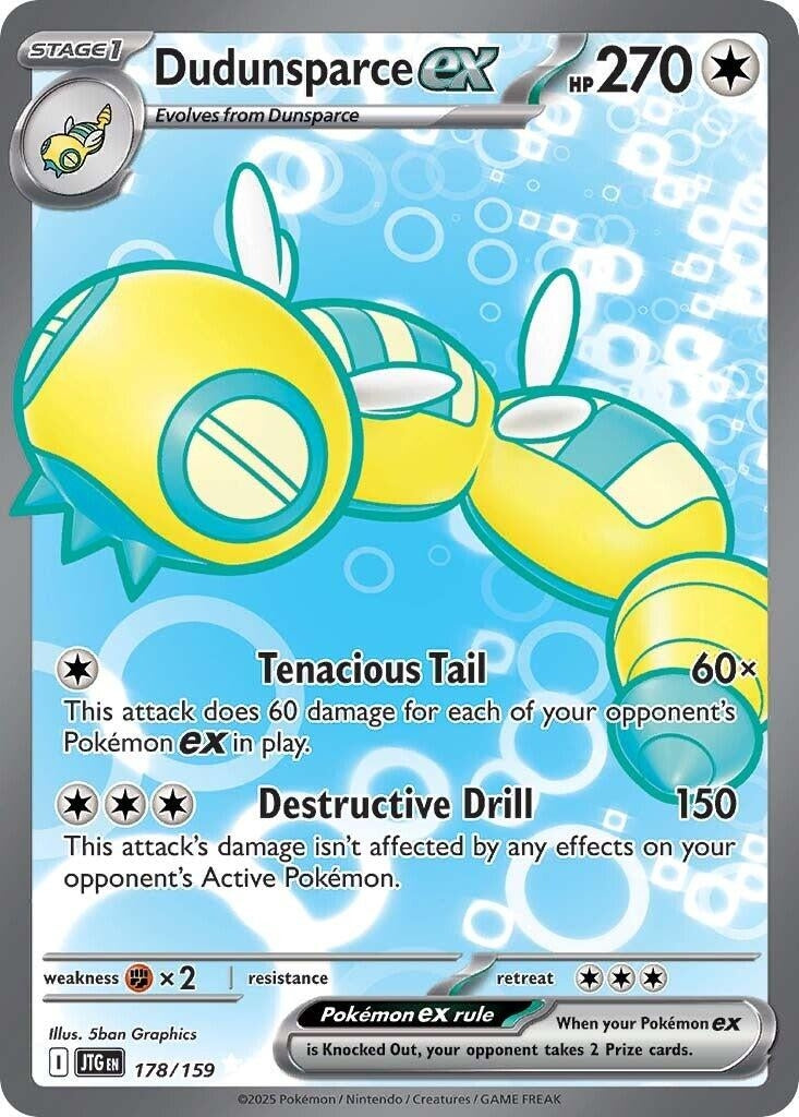 Dudunsparce ex (178/159) (JTG)