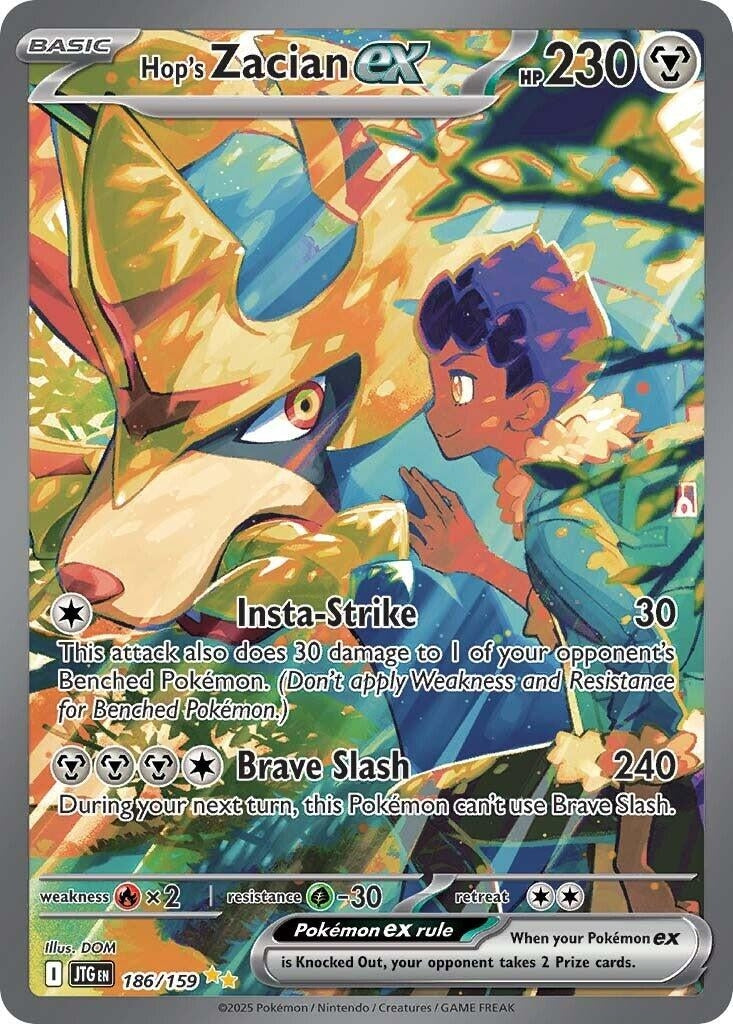 Hop's Zacian ex (186/159) (JTG)