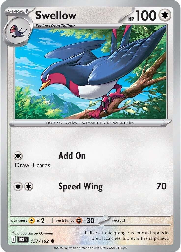 Swellow (157/182) (DRI)