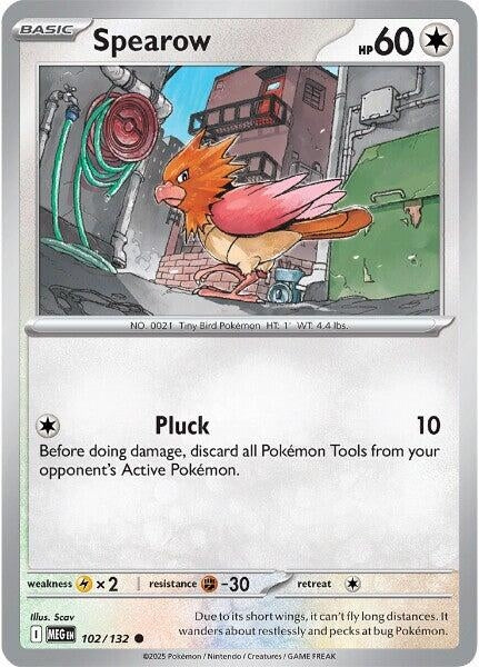 Spearow (102/132) (MEG)