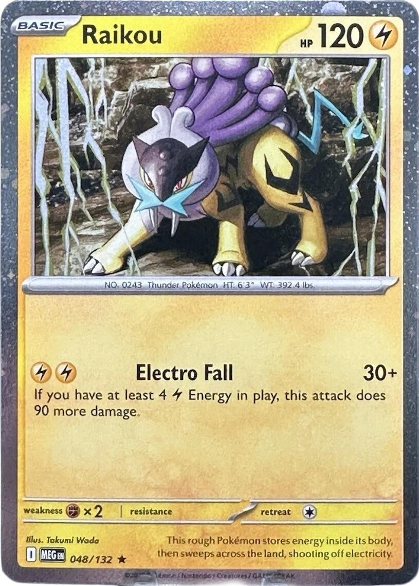 Raikou - 048/132 (Cosmos Holo) (048/132) (MEG)