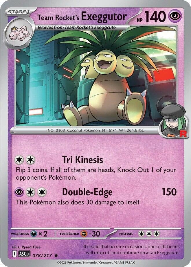 Team Rocket's Exeggutor (078/217) (ASC)