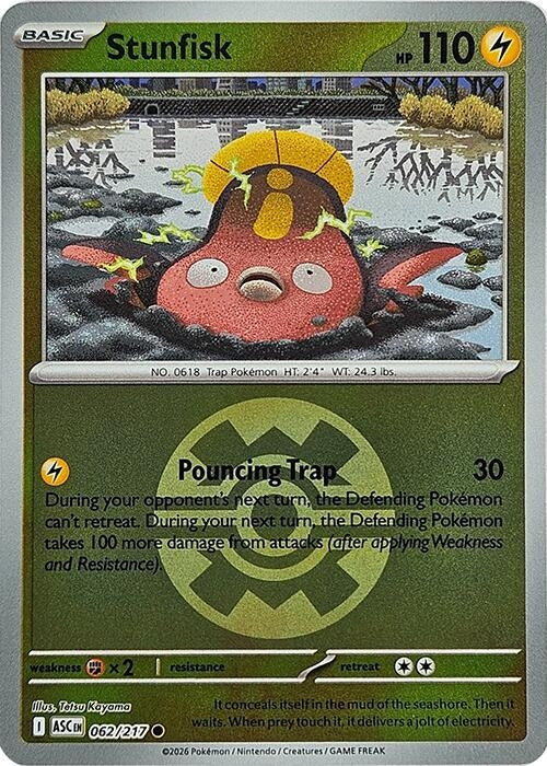 Stunfisk (Quick Ball) (062/217) (ASC)