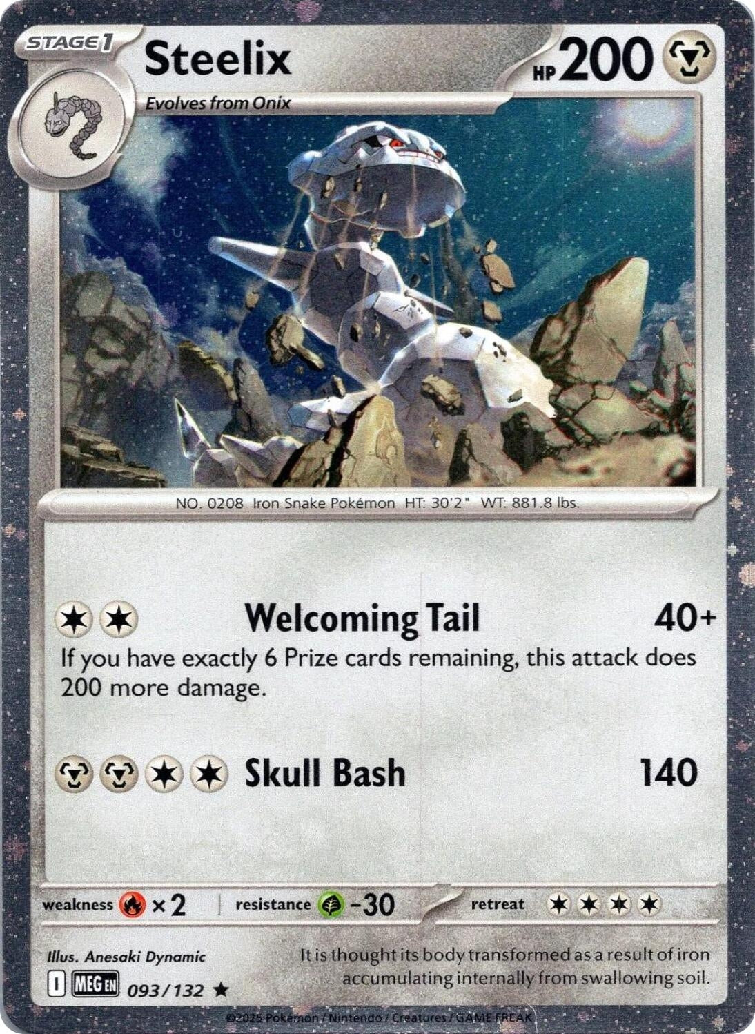 Steelix - 093/132 (Cosmos Holo) (093/132) (MCAP)
