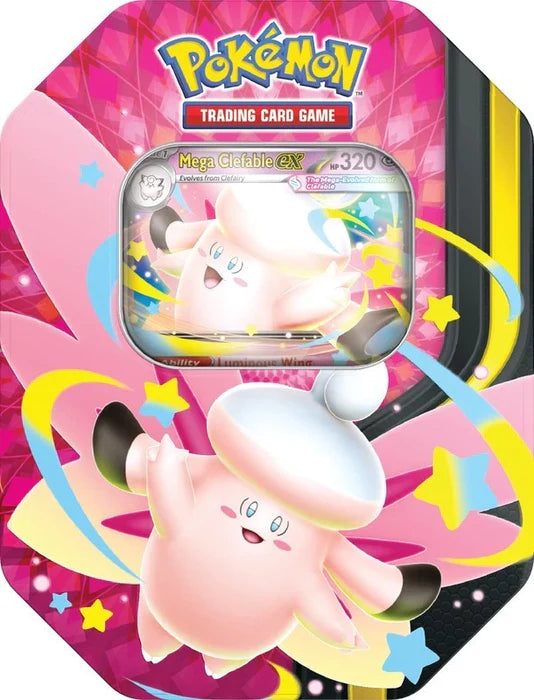 Pokemon Mega Moonlit Tin (Mega Clefable ex)