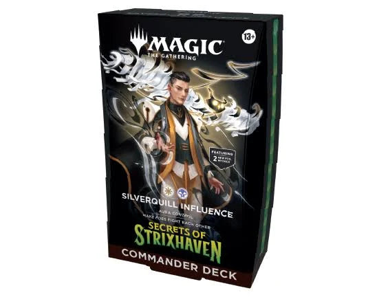 Magic: The Gathering - Spirits of Strixhaven Silverquill Influence Commander Deck