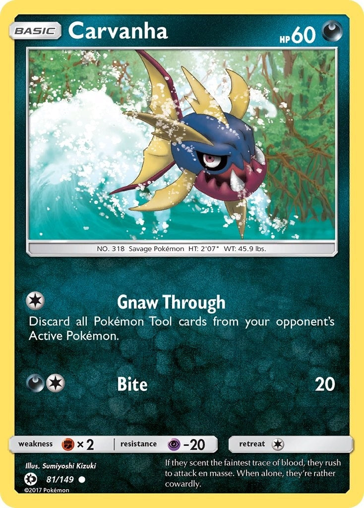 Carvanha (81/149) (SM01)