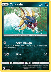 Carvanha (81/149) (SM01)
