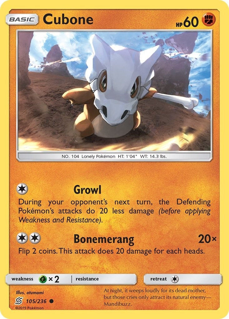 Cubone (105/236) (SM11)