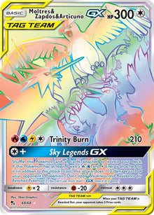 Moltres & Zapdos & Articuno GX (Secret) (69/68) (HIF)