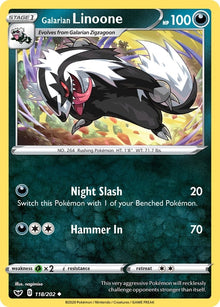 Galarian Linoone (118/202) (SWSH01)