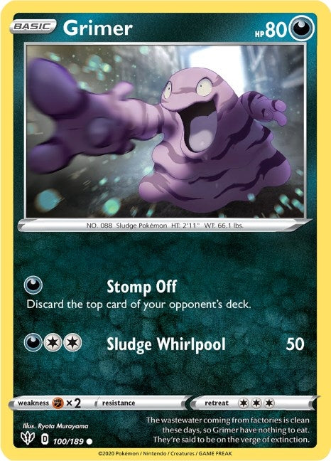 Grimer (100/189) (SWSH03)