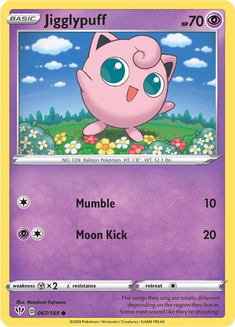 Jigglypuff (067/189) (SWSH03)