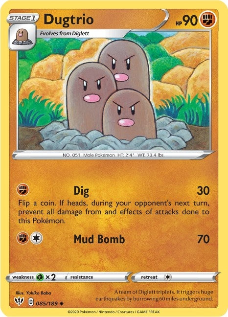 Dugtrio (085/189) (SWSH03)