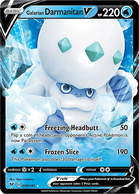 Galarian Darmanitan V (036/185) (SWSH04)
