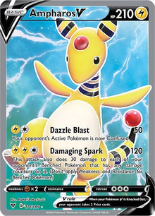 Ampharos V (Full Art) (171/185) (SWSH04)