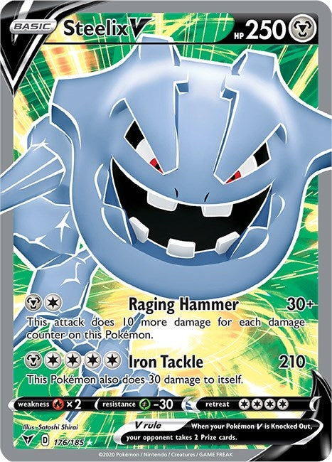 Steelix V (Full Art) (176/185) (SWSH04)
