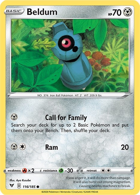 Beldum (116/185) (SWSH04)