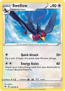 Swellow (134/185) (SWSH04)
