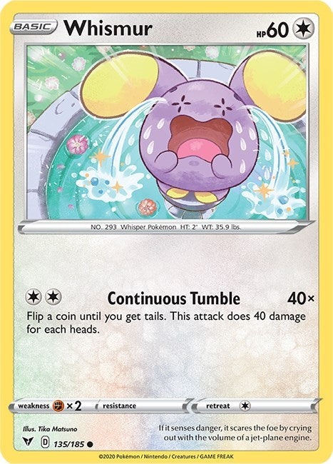 Whismur (135/185) (SWSH04)