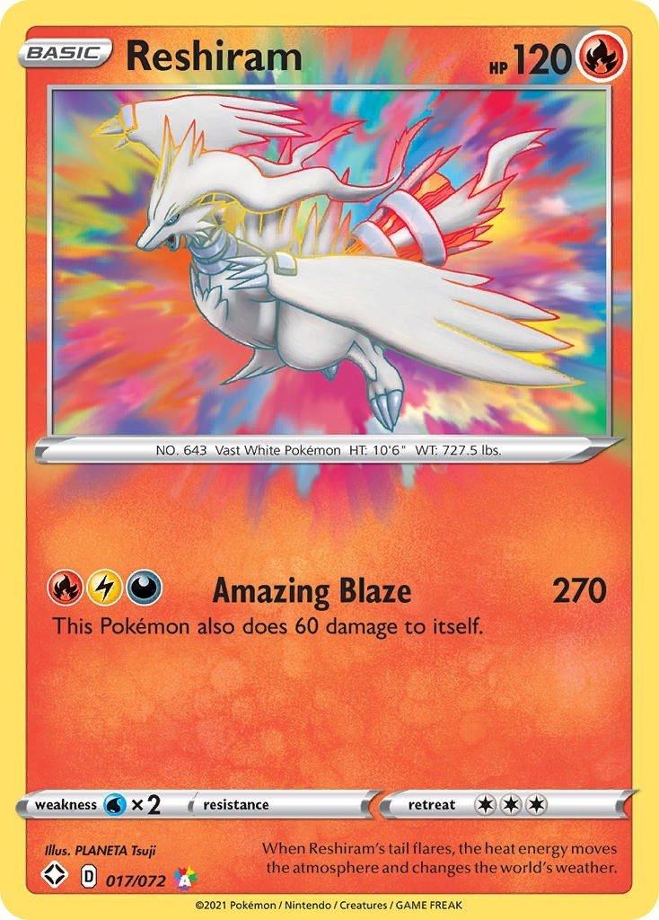 Reshiram (017/072) (SHF)