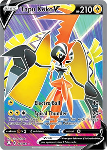 Tapu Koko V (Full Art) (147/163) (SWSH05)