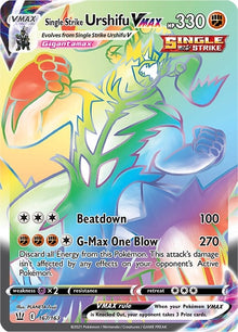 Single Strike Urshifu VMAX (Secret) (167/163) (SWSH05)