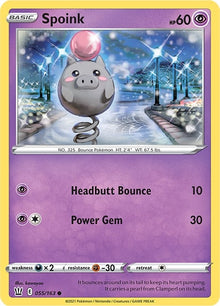 Spoink (055/163) (SWSH05)