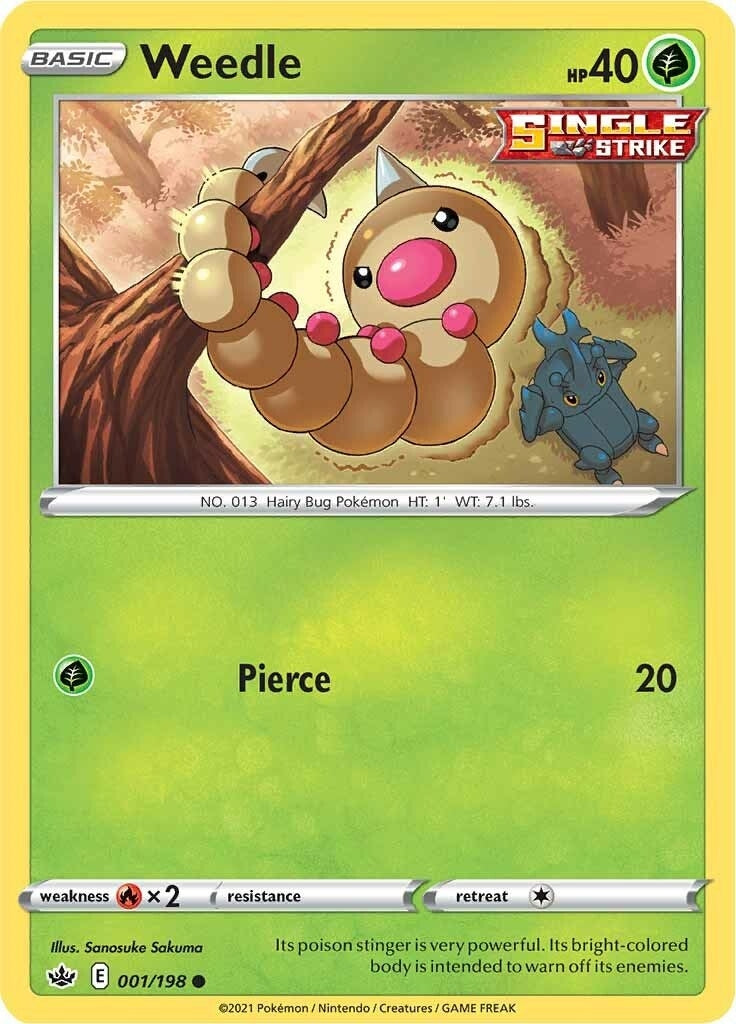 Weedle (001/198) (SWSH06)